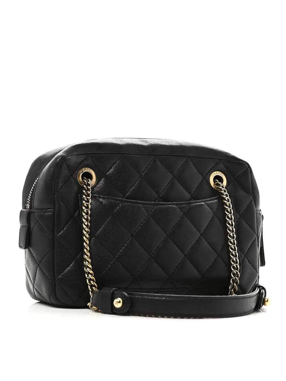 Chanel Sheepskin Quilted Trapezio #330089C32B